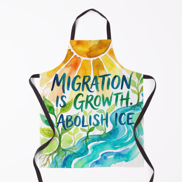 Item preview, Migration Is Growth – Abolish ICE designed and sold by WallaceSilvaART.