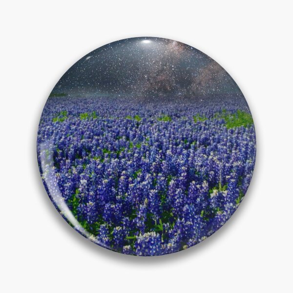 Item preview, Blue Bonnet Field with a Milky Way Sky designed and sold by Skylasthename.