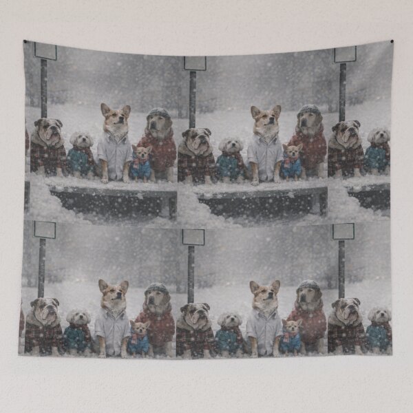 Item preview, We'll Wait- Vintage Funny Animal Art designed and sold by Ramure Studio.