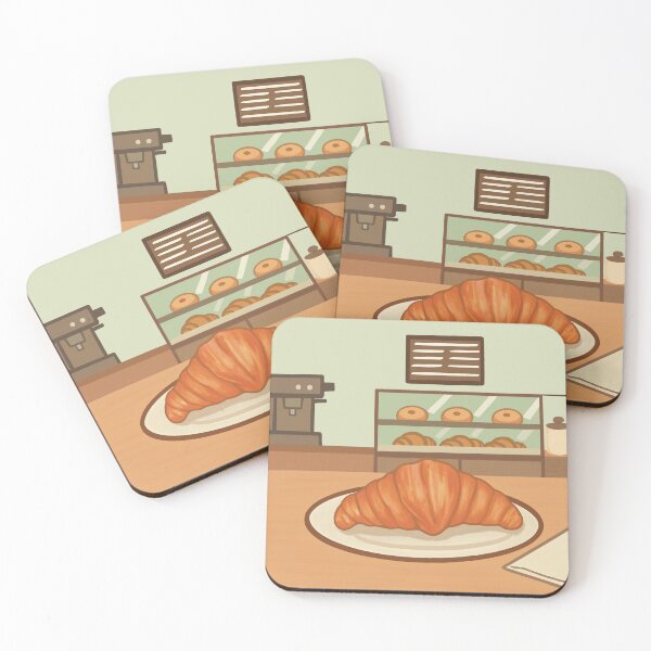 Item preview, Croissant Pastry Pastel Bakery Cozy Coffee Shop designed and sold by Crayon Cup.