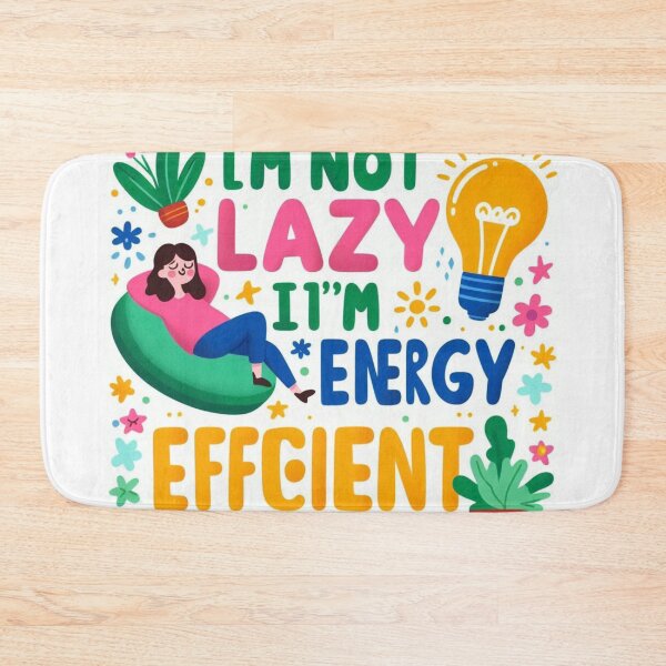 Item preview, I’m Not Lazy I’m Energy Efficient – Funny Sarcastic Quote for Introverts & Office Life designed and sold by ashokreddy343.