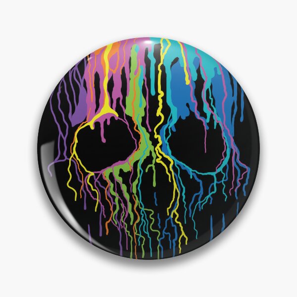 Item preview, Neon Dripping Skull designed and sold by Side Mission Apparel.