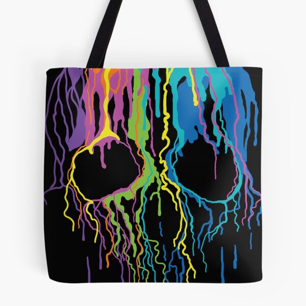 Item preview, Neon Dripping Skull designed and sold by Side Mission Apparel.