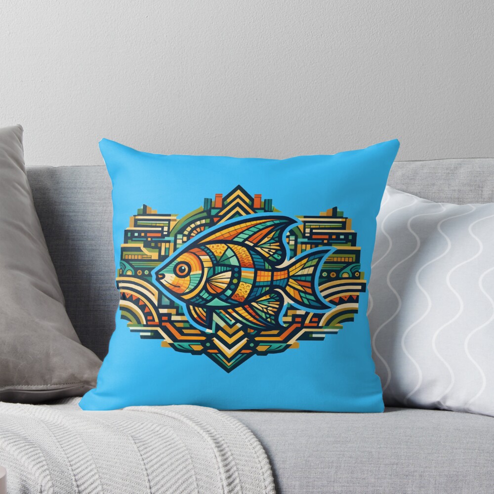 Item preview, Throw Pillow designed and sold by GrafikLabPTY.
