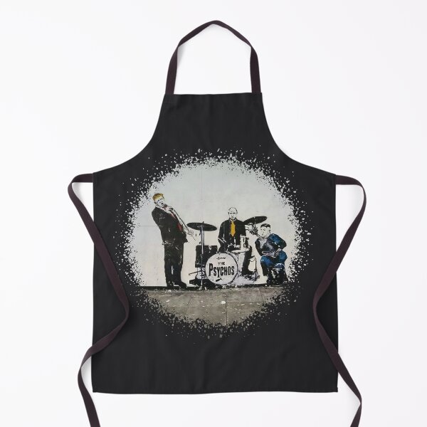 Item preview, THE PSYCHOS - Trump Sings, Putin Drums, Jinping Riffs - Banksy Satire Shreds! designed and sold by Big Bang Canvas.