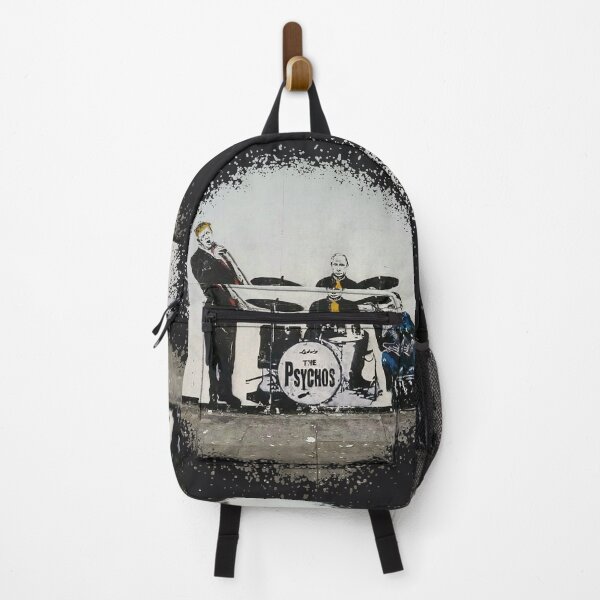 Item preview, THE PSYCHOS - Trump Sings, Putin Drums, Jinping Riffs - Banksy Satire Shreds! designed and sold by Big Bang Canvas.