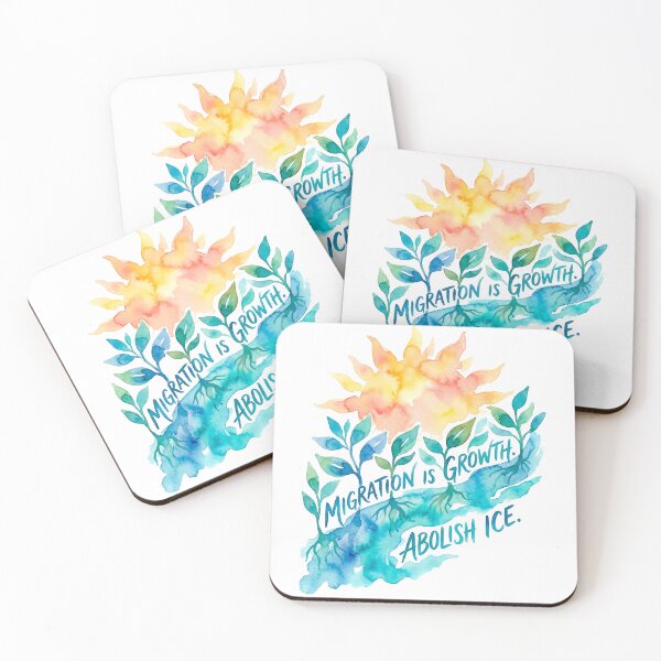 Item preview, Migration Is Growth – Abolish ICE (2) designed and sold by WallaceSilvaART.