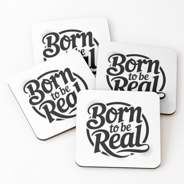 Item preview, Born To Be Real Bold Typography Design designed and sold by NewUSShop.