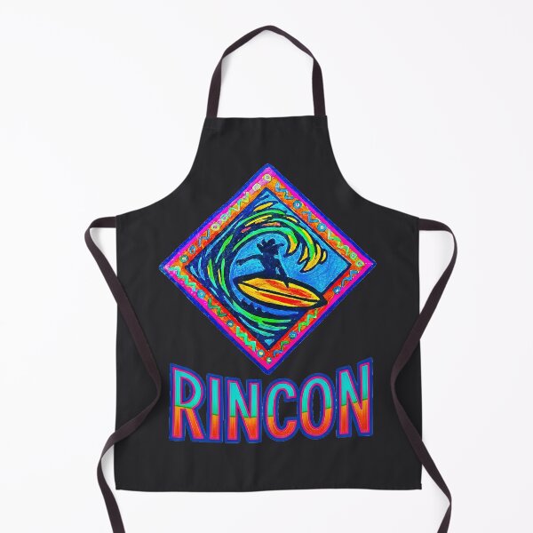 Item preview, RINCON Surf Art, Neon Surfer in Motion, Coastal Wave Design designed and sold by Big Bang Canvas.