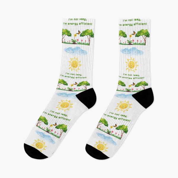 Item preview, I'm Not Lazy I'm Energy Efficient Funny Sun Quote designed and sold by Whimsy Works.