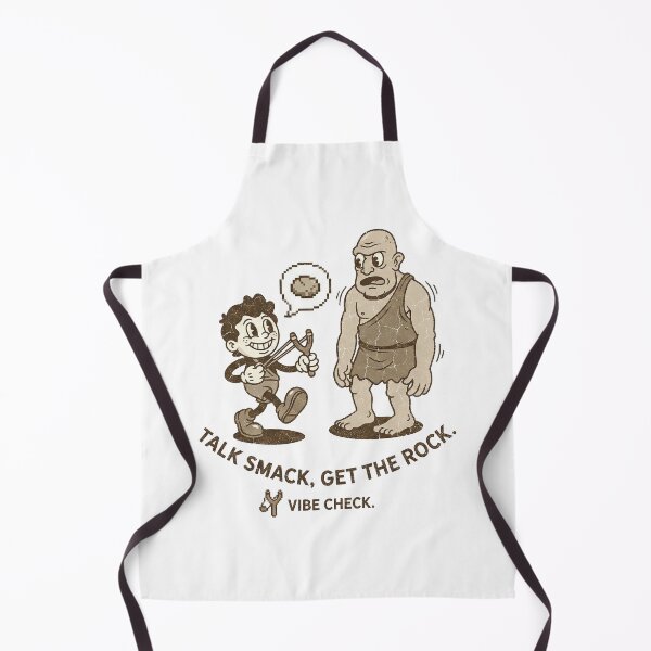 Item preview, David vs Goliath Bible Verse Retro Cartoon Funny designed and sold by AdyKurniawan.