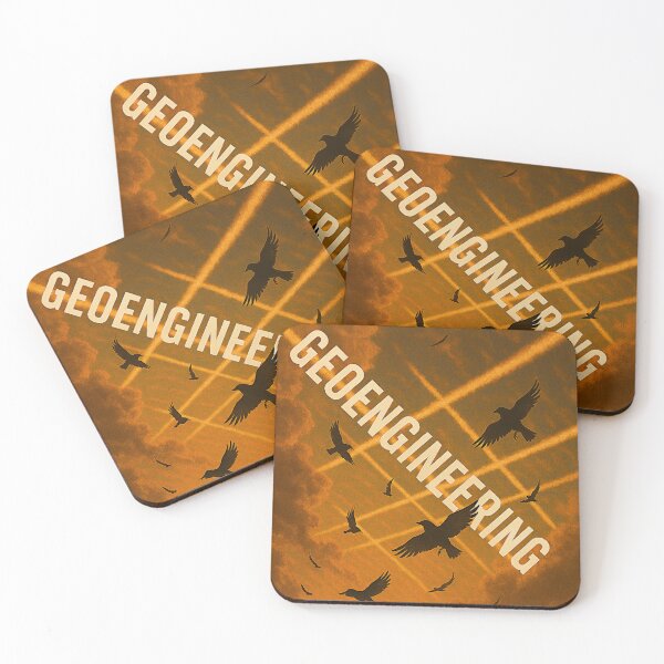 Item preview, Geoengineering Grid – Golden Hour Dystopia designed and sold by LuxuryApparels.