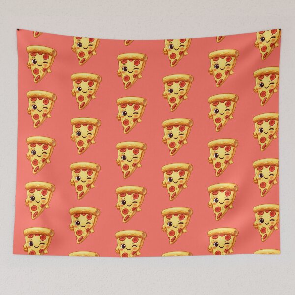 Item preview, Kawaii Pizza Character Sticker & Merch designed and sold by MeghannsMinimalMeals.