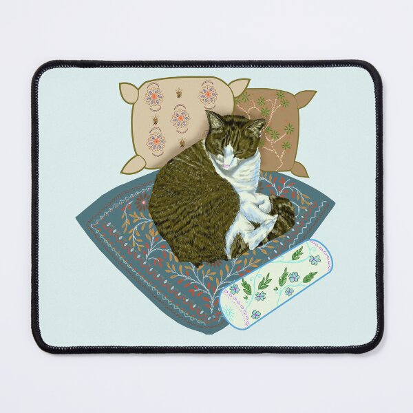 Item preview, Rest Is Healing Cat Sticker designed and sold by Ibnat Ali.