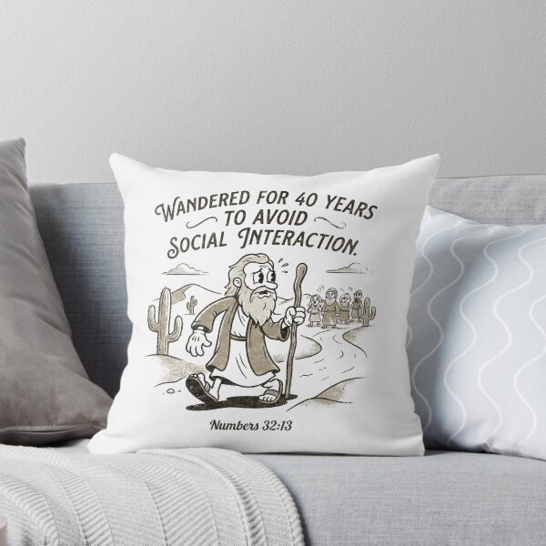 Item preview, Funny Moses Introvert Wandered 40 Years designed and sold by AdyKurniawan.