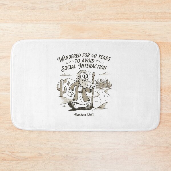 Item preview, Funny Moses Introvert Wandered 40 Years designed and sold by AdyKurniawan.