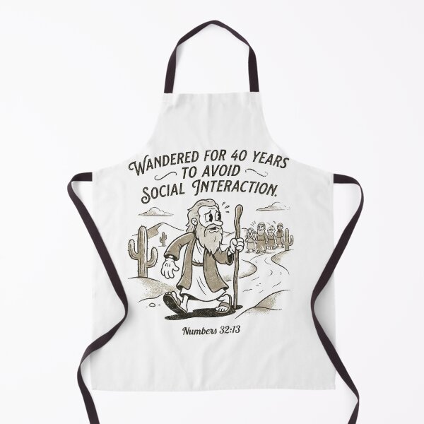 Item preview, Funny Moses Introvert Wandered 40 Years designed and sold by AdyKurniawan.