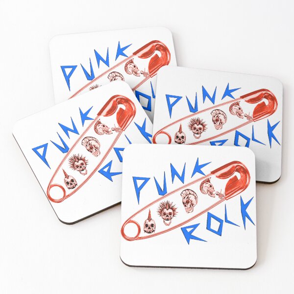 Item preview, PUNK ROCK PIN-SKULLS! designed and sold by skeletons-lair.