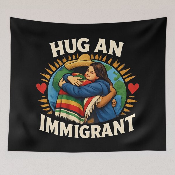 Item preview,  ANTI ICE Hug Immigrant  designed and sold by Uglyandcute.