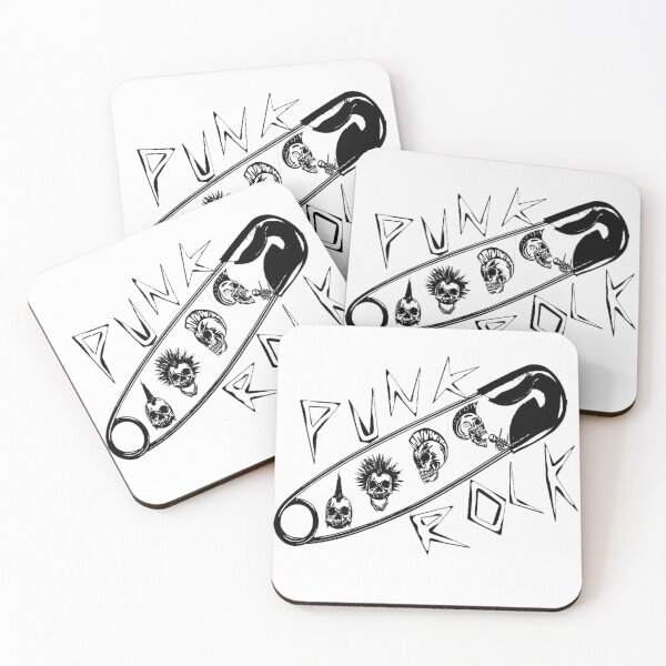 Item preview, !HEY! PUNK ROCK PIN-SKULLS! designed and sold by skeletons-lair.