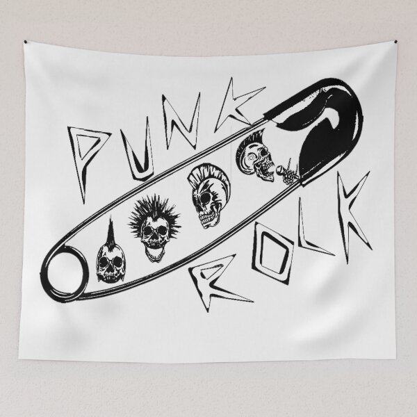 Item preview, !HEY! PUNK ROCK PIN-SKULLS! designed and sold by skeletons-lair.