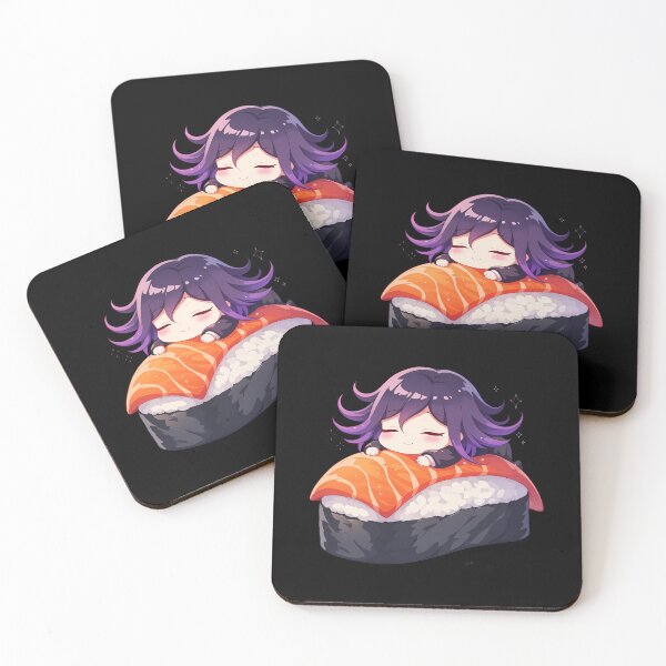Item preview, Kokichi Ouma Danganronpa Chibi Kawaii Sushi Anime Boy designed and sold by CarlosBender.