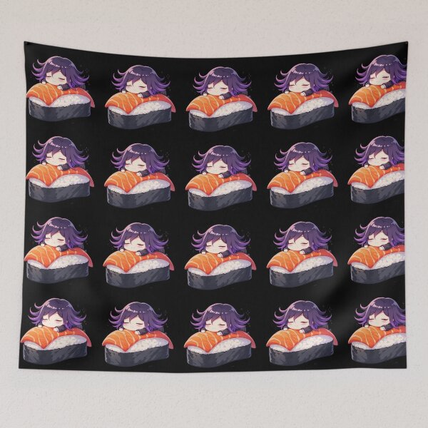 Item preview, Kokichi Ouma Danganronpa Chibi Kawaii Sushi Anime Boy designed and sold by CarlosBender.