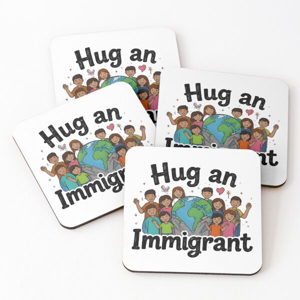 Item preview, ANTI ICE Hug Immigrant  designed and sold by Uglyandcute.