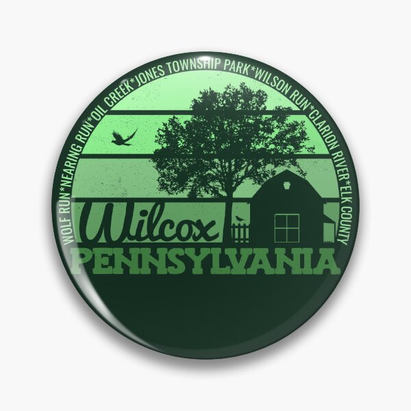 Item preview, Wilcox Pennsylvania Sunset Retro Vintage Local Pride Logo designed and sold by CRHPOD20.