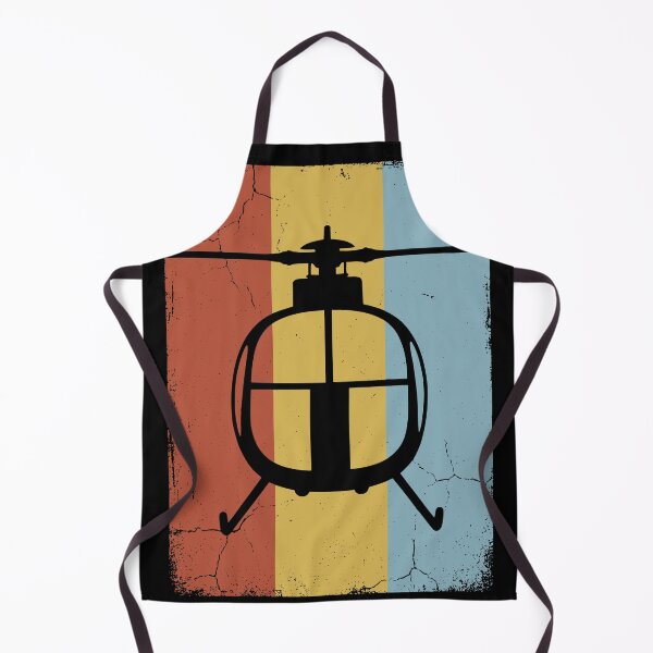 Item preview, Retro Vintage Helicopter - Distressed 70s Style Aviation Pilot Art designed and sold by Imaginationbeyond.
