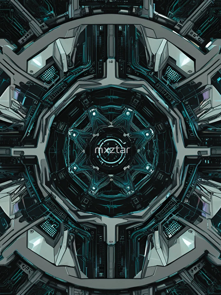 Thumbnail 4 of 4, iPhone Case, Advanced CPU: Octagonal Node Array designed and sold by mxztar.