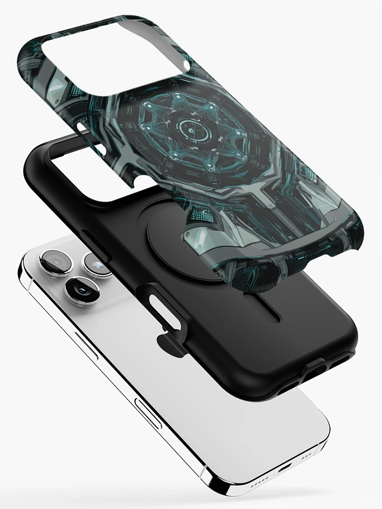 Thumbnail 2 of 4, iPhone Case, Advanced CPU: Octagonal Node Array designed and sold by mxztar.