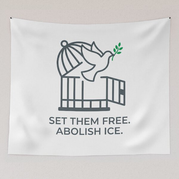 Item preview, Copy of Migration – Abolish ICE (4) designed and sold by WallaceSilvaART.