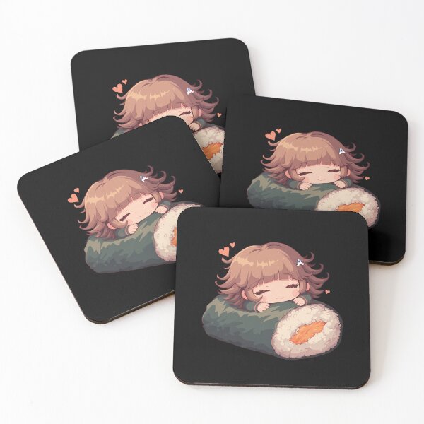 Item preview, Chihiro Fujisaki Danganronpa Chibi Kawaii Sushi Anime Girl designed and sold by CarlosBender.