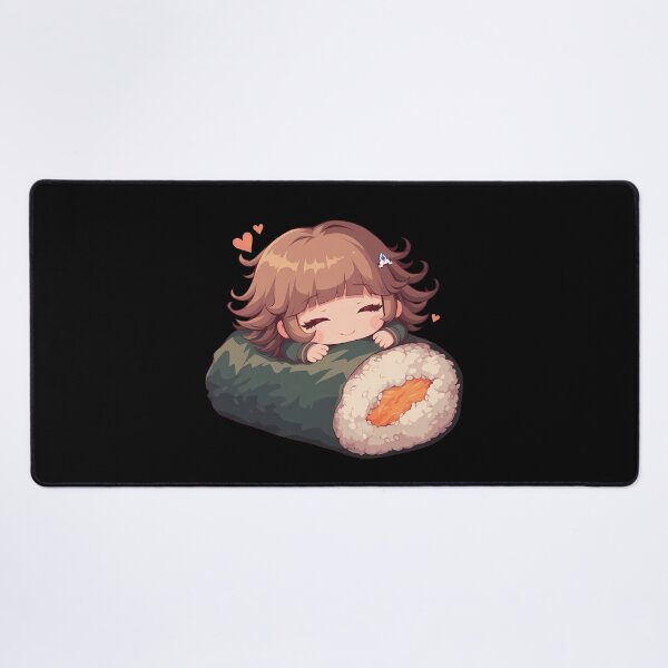 Item preview, Chihiro Fujisaki Danganronpa Chibi Kawaii Sushi Anime Girl designed and sold by CarlosBender.
