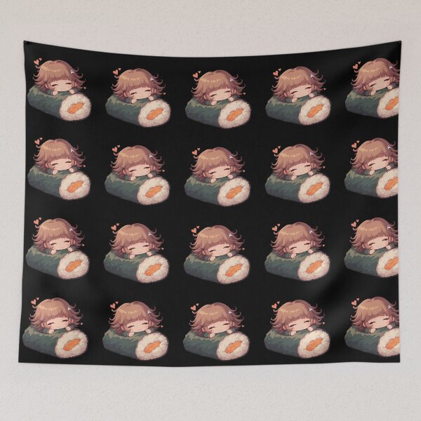 Item preview, Chihiro Fujisaki Danganronpa Chibi Kawaii Sushi Anime Girl designed and sold by CarlosBender.