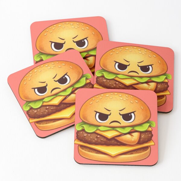 Item preview, Kawaii Burger Character Sticker & Merch designed and sold by MeghannsMinimalMeals.