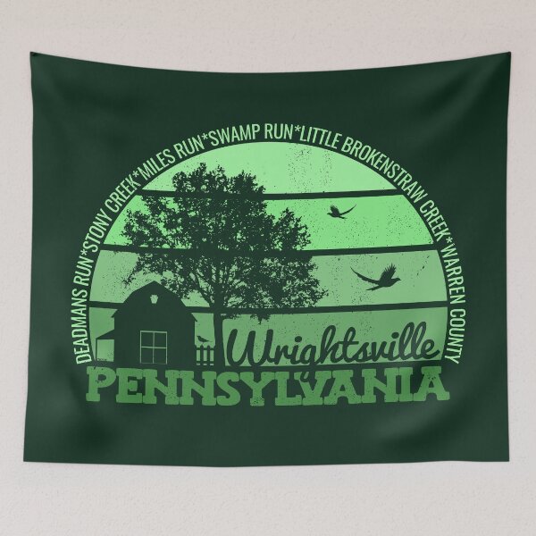 Item preview, Wrightsville Pennsylvania Sunset Retro Vintage Local Pride Logo designed and sold by CRHPOD20.