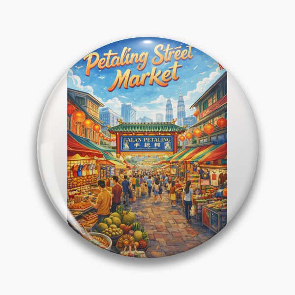 Item preview, Petaling Street Market – Chinatown Kuala Lumpur designed and sold by Places On Earth.