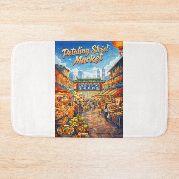 Item preview, Petaling Street Market – Chinatown Kuala Lumpur designed and sold by Places On Earth.