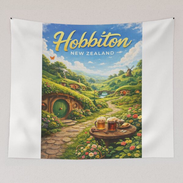 Item preview, Hobbiton – The Shire of Matamata, New Zealand designed and sold by Places On Earth.