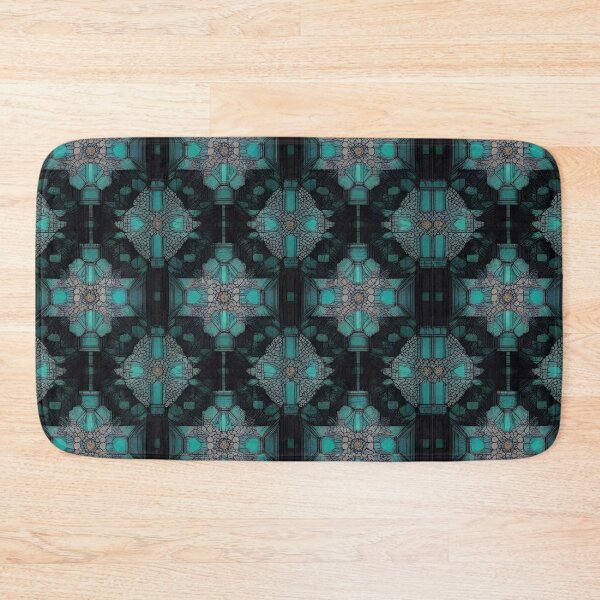 Item preview, Tidewoven: Oceanic Filigree Grid designed and sold by mxztar.