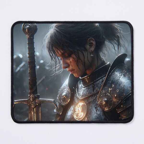 Item preview, Joan of Arc Saint Knight designed and sold by GalleryBrisArt.