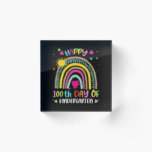 Item preview, 100th Day Of Kindergarten School Rainbow 100 Days Smarter designed and sold by JenniferHoust64.