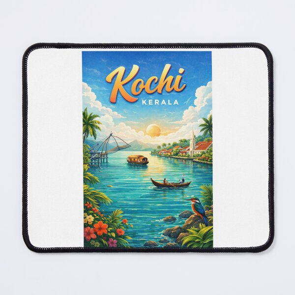Item preview, Kochi – Backwaters and Chinese Fishing Nets, Kerala designed and sold by Places On Earth.