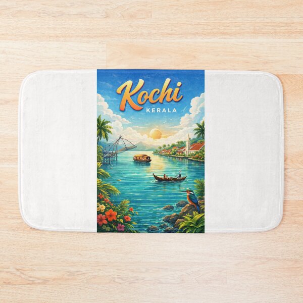 Item preview, Kochi – Backwaters and Chinese Fishing Nets, Kerala designed and sold by Places On Earth.