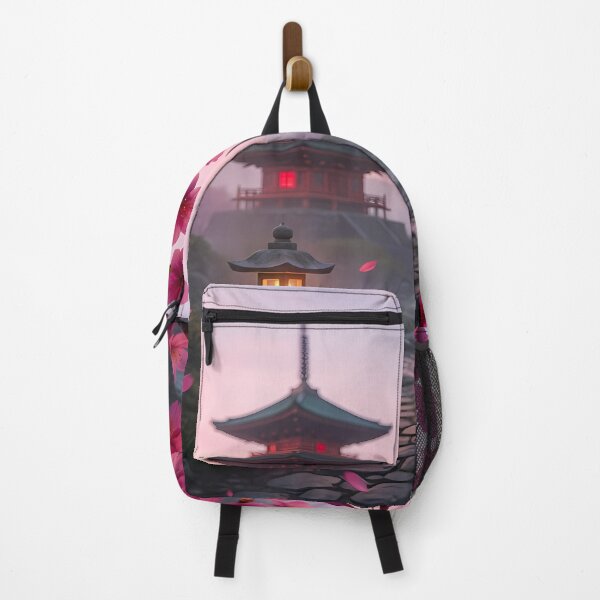 Item preview, Japanese Pagoda and Cherry Blossoms designed and sold by 7She.
