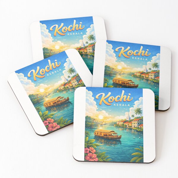 Item preview, Kochi – Sunset Houseboats and Colonial Waterfront designed and sold by Places On Earth.