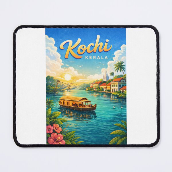 Item preview, Kochi – Sunset Houseboats and Colonial Waterfront designed and sold by Places On Earth.