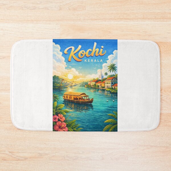 Item preview, Kochi – Sunset Houseboats and Colonial Waterfront designed and sold by Places On Earth.
